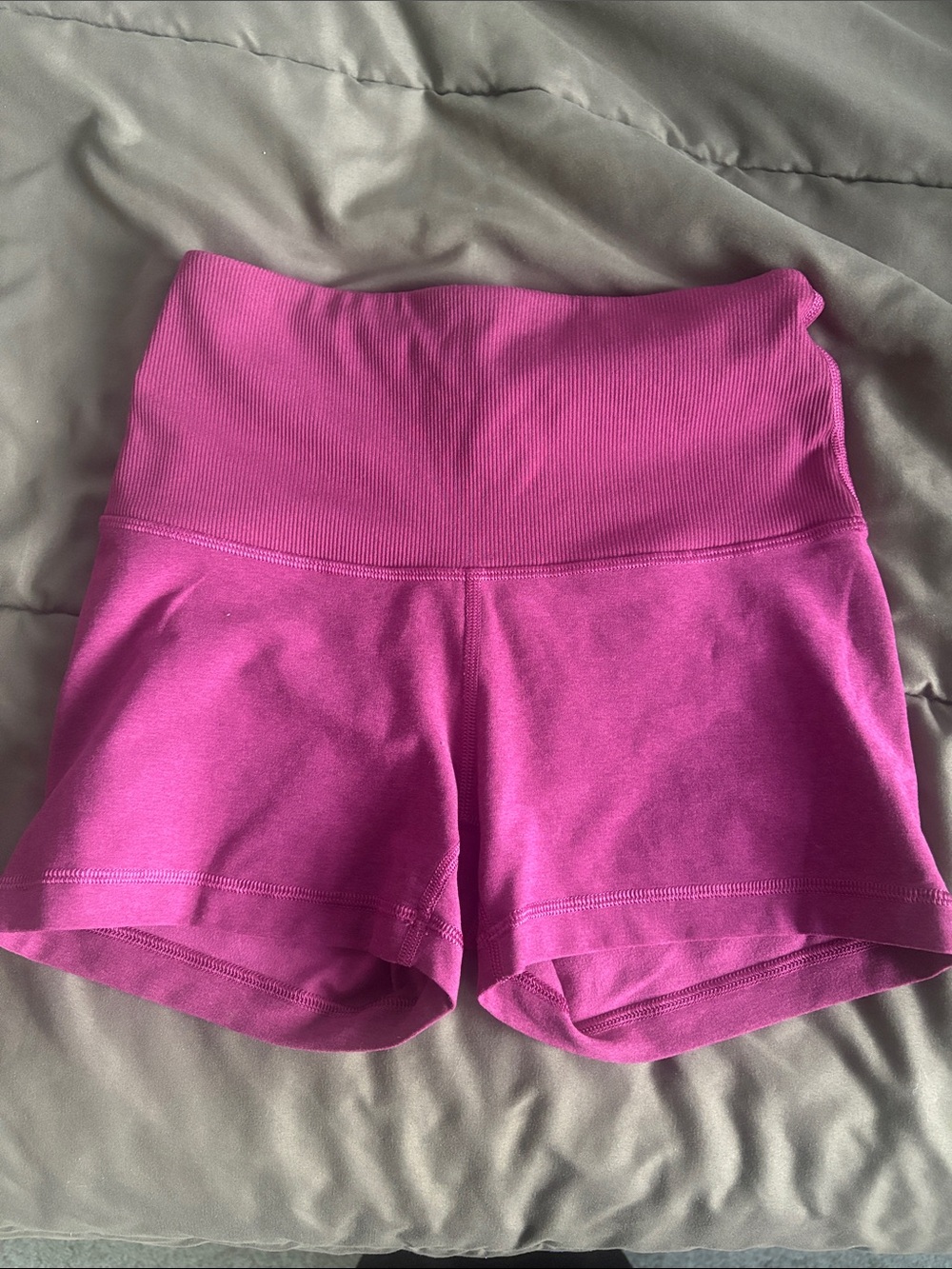 TNA Aritzia magenta size small biker shorts